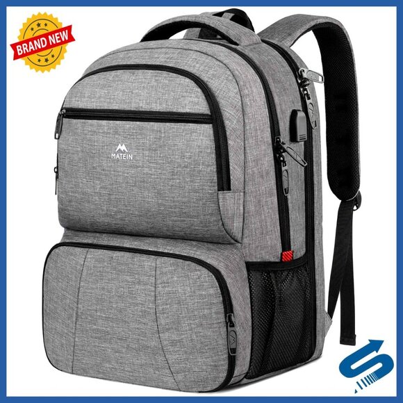 Handbags - Insulated Cooler Backpack with USB Charging Port Laptop Compartment Travel Work